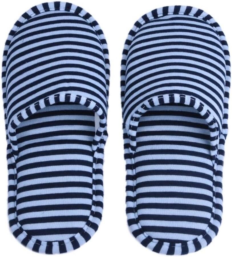 Antislip Opvouwbare Huispantoffels voor Mannen met Stoffen Tas Comfortabele Vluchttassen voor Reishotel Travel Slippers voor Dagelijks Gebruik en vakantie