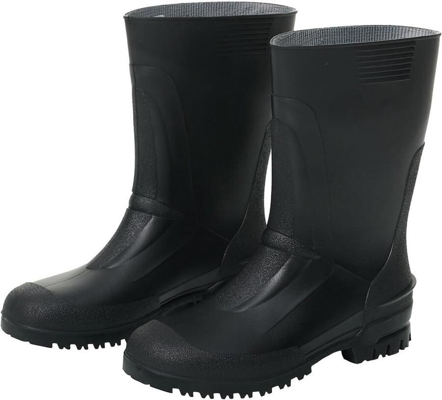 Antislip PVC Werklaarzen Kort Waterdichte Halfhoge Laarzen voor Tuin en Agrarisch Werk