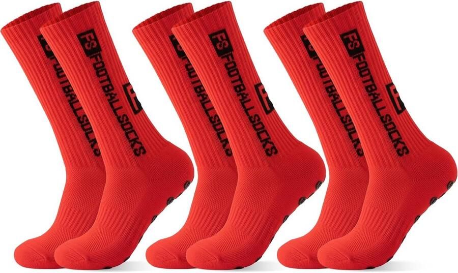 Antislip Sportsokken met Grip voor en Perfect voor Voetbal Basketbal en Fitness )