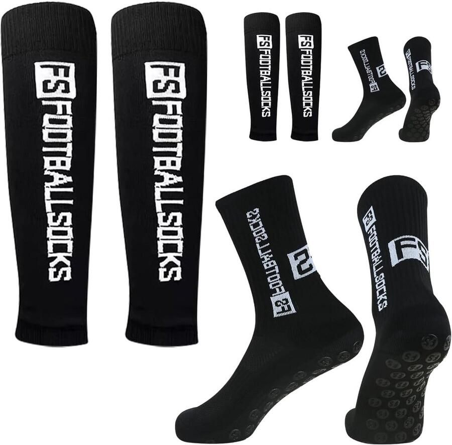 Antislip Sportsokken voor Kinderen en Volwassenen 2 Paar Ade de Trainingssokken