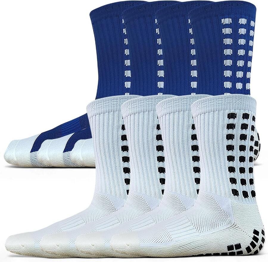 Antislip Sportsokken voor Voetbal Basketbal en Atletiek 4 Paar