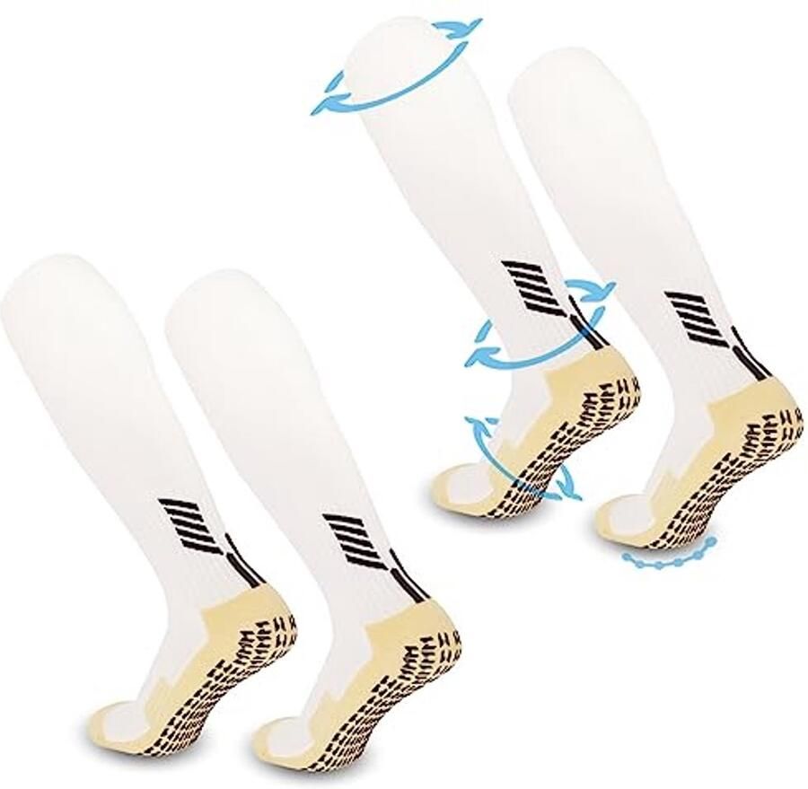 Antislip Voetbalsokken voor Kinderen en Heren Sportsokken voor Voetbal Hardlopen en Training