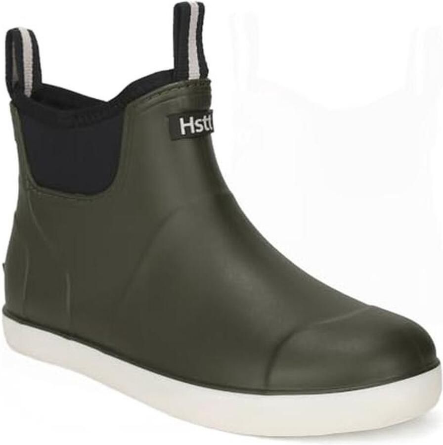 Antislip Waterdichte Rubberen Herenlaarzen Comfortabele Chelsea Enkellaarzen voor Werk en Vrije Tijd