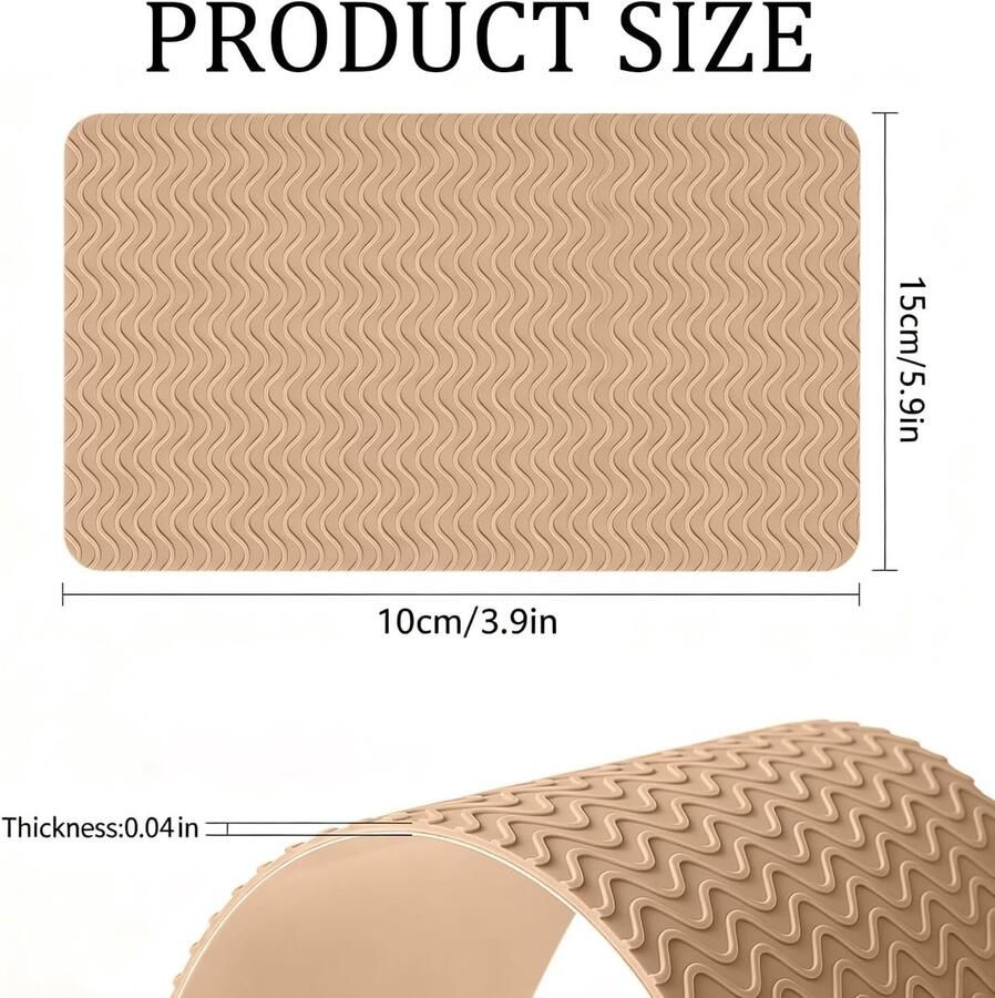 4 Stuks Antislip Zelfklevende Zoolbeschermers voor Hakken Laarzen en Leren Schoenen Voorkomt Slijtage en Glijden Ideaal voor Elke Gelegenheid