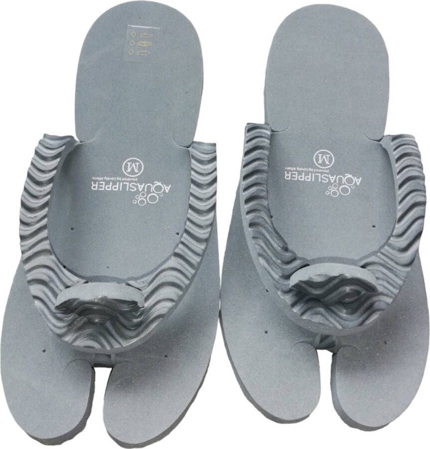 Aqua sauna slippers grijs
