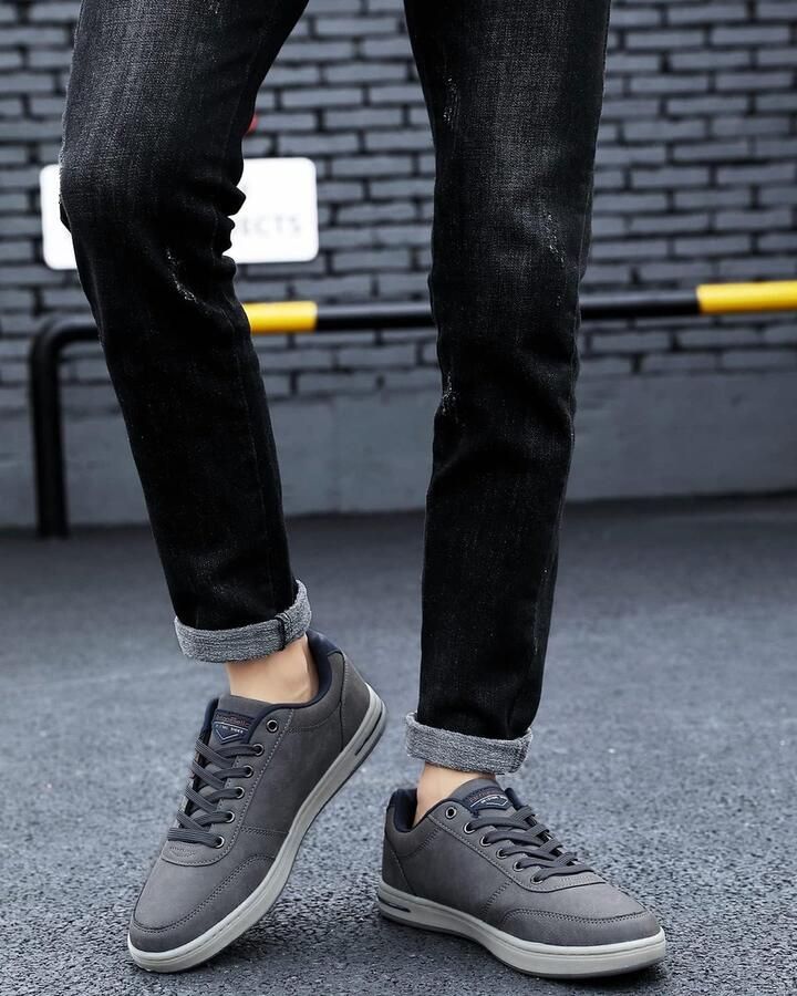 ARRIGO BELLO Sneaker Men's Shoes Casual Shoes Light Trainers Walking Shoes (S Gray 44) ShopVlot