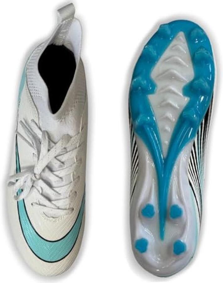 Atletiek- en Voetbalschoenen met Spikes en Noppen voor Kinderen Hoog Model Uniseks Professionele Trainingsschoenen