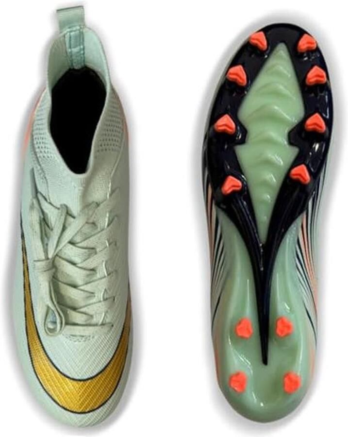 Atletiek- en Voetbalschoenen met Spikes en Noppen voor Kinderen Professionele Trainingsschoenen Uniseks Hoog Model