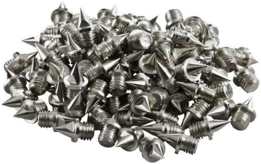 Atletiek Spikes Vervangende Noppen Wedstrijd Training Universele M6 Schroefdraad 6mm 100 Stuks Staal