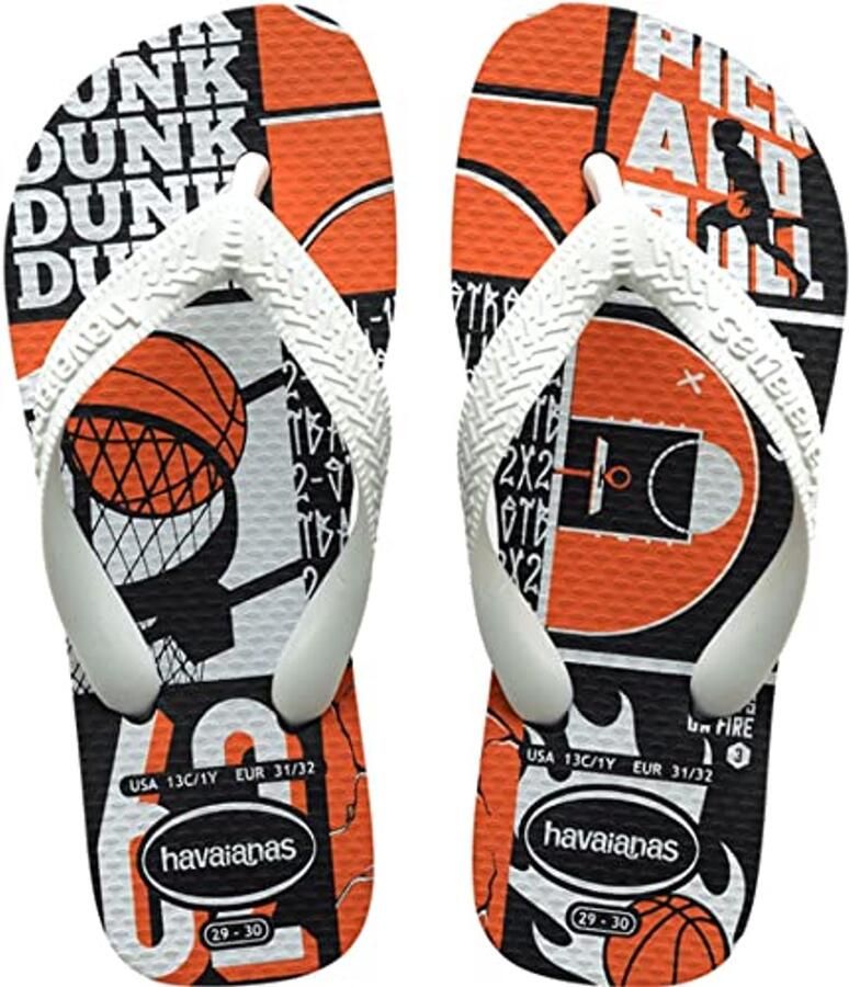 Atletische jongens teenslippers