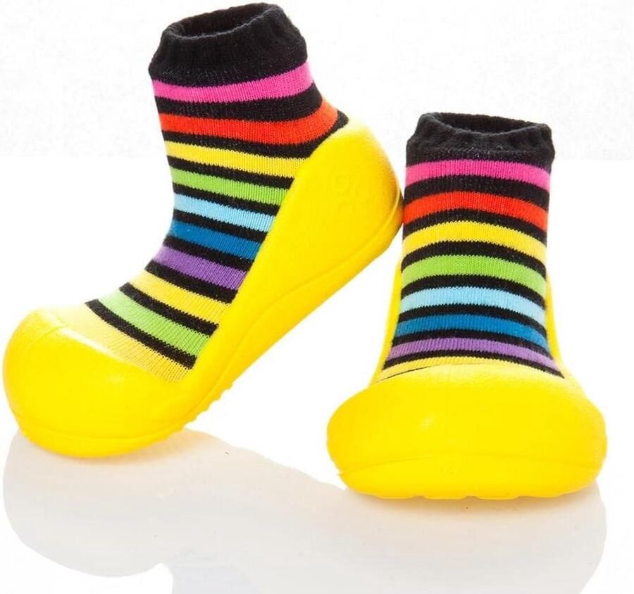 Attipas Loopschoenen Marine Rood Uniseks Cadeauset voor Pasgeborenen en Baby's