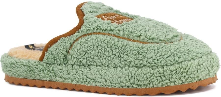 Auris Home Dames Pantoffels Groen