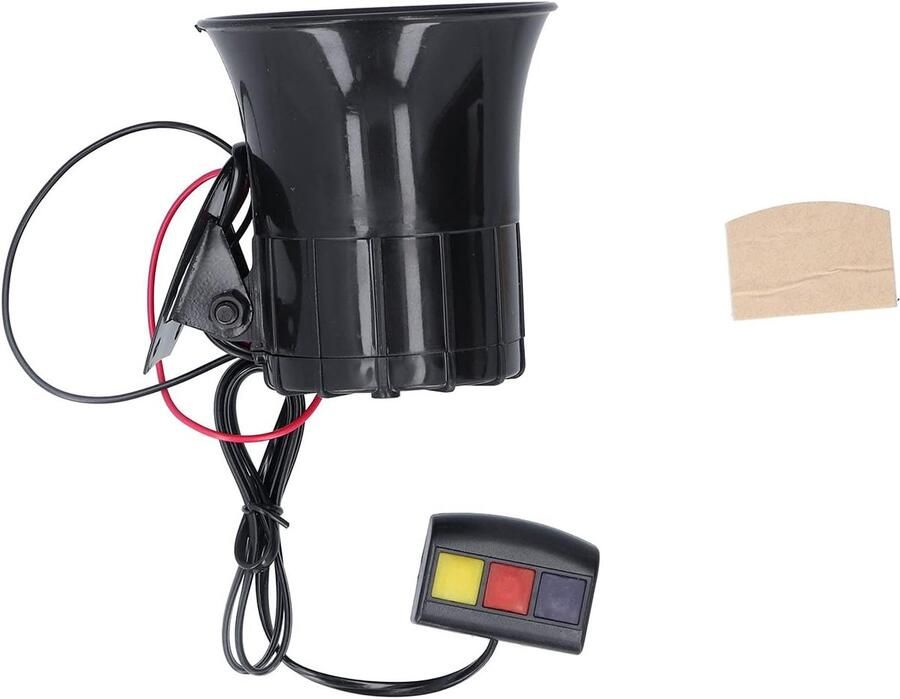 Autoalarmhorn 12V 30W 105db Autohupe 3 Töne Notwarnalarm Sirene voor Auto Mopeds