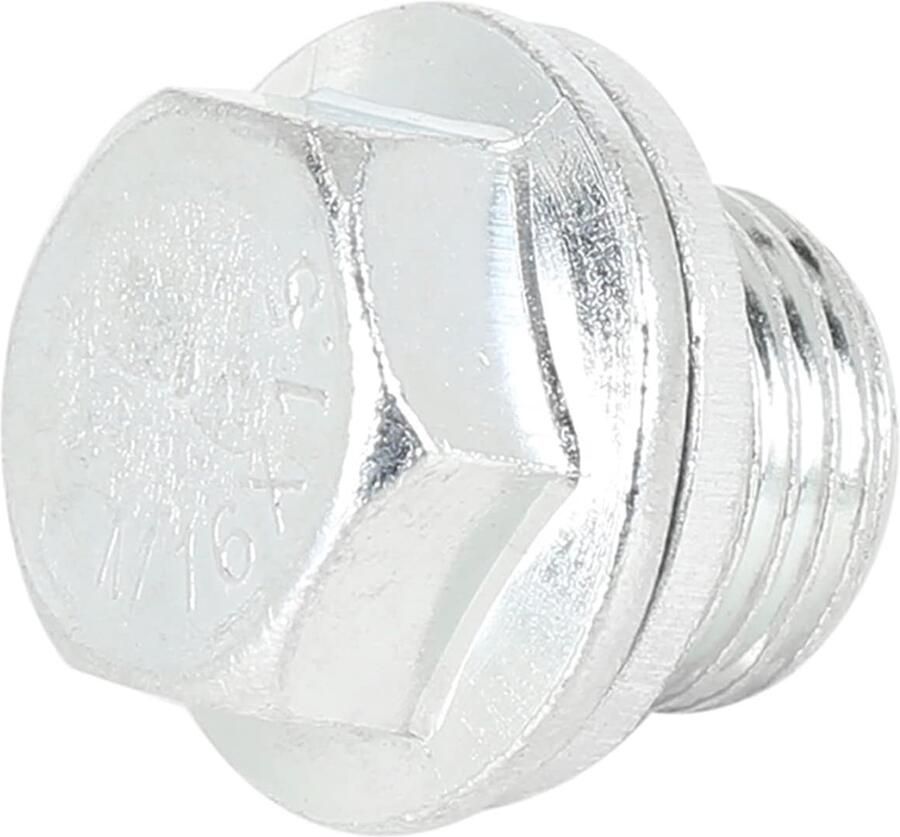 AUTOHAUX 5 sets olie-aftapschroef met afdichtring M16x1 5 metalen oliepan aftapschroef