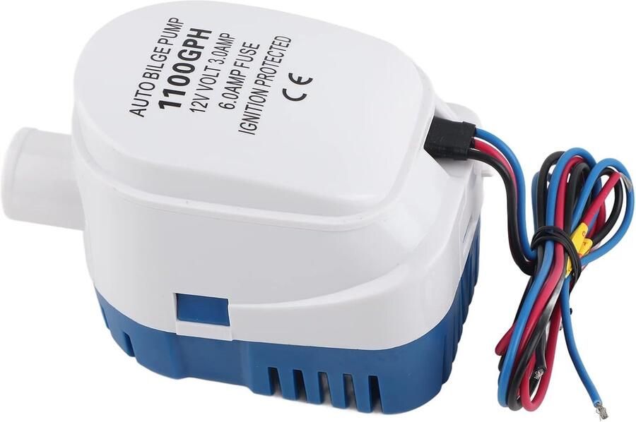 Automatische Bug Pump Boot Runway Pump 12 V 1100 GPH Onderwaterpomp Stroompomp met drijvende schakelaar voor boten Vijvers Zwembaden