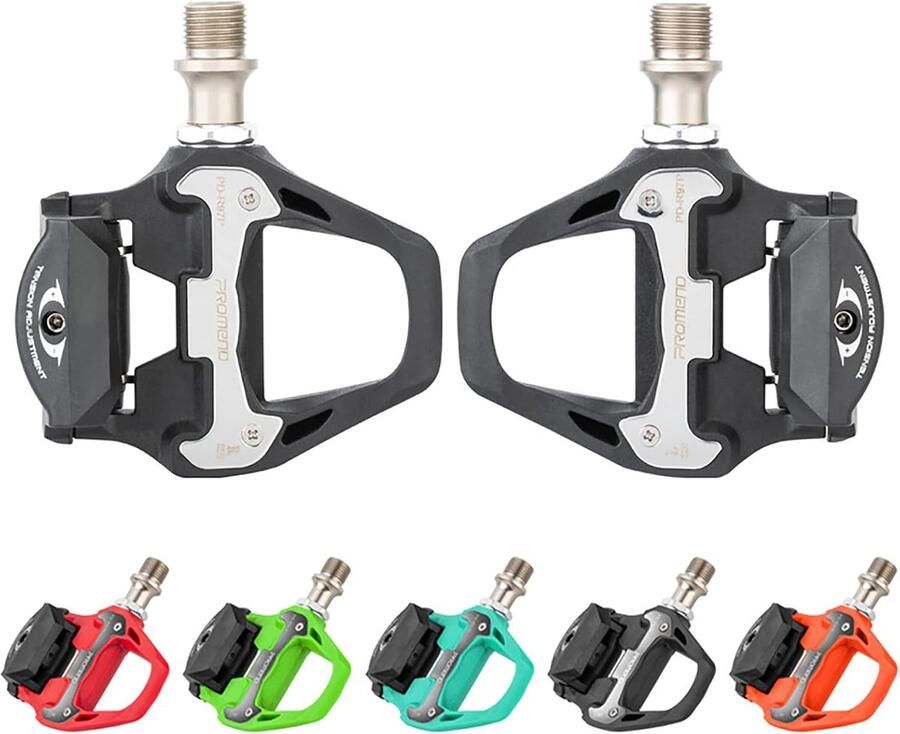 Automatische Fietspedalen Wegfiets Pedalen Fietsen Verbeteren Nylon Lichtgewicht 9 16 Inch Zwart