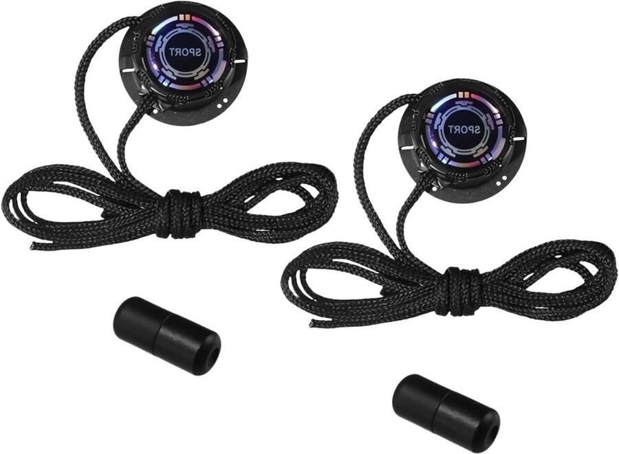 Automatische Schoenveters Veters met Gesp Snel Schoenen Strikken Automatisch Vergrendelend Diameter Zwart