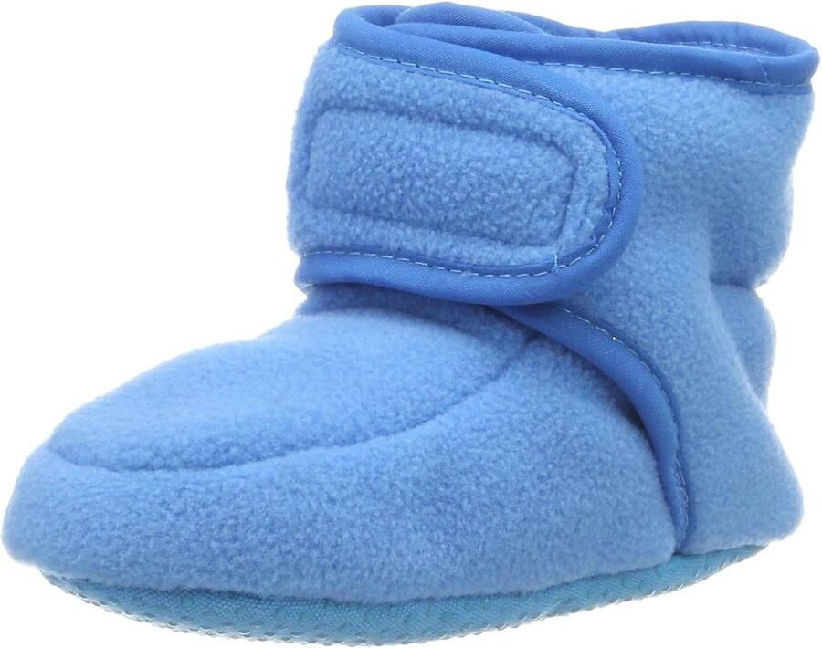 Baby fleece kruipschoenen met antislipzool en klittenband