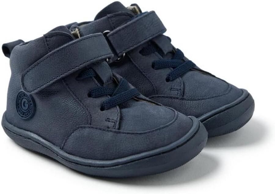 Baby Jongens Leren Veterlaarzen met Flexibele Zool