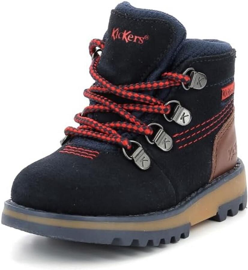 Baby Jongens Oxford Instapschoenen Leer Comfortabele Enkellaarsjes met Veter en Rits