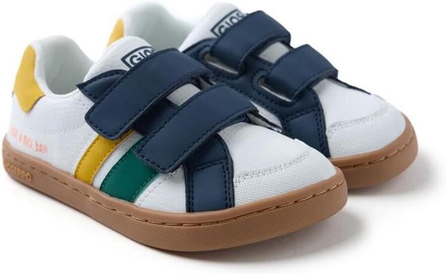 Baby Jongens Sneakers met Flexibele Zool en Dubbele Klittenbandsluiting