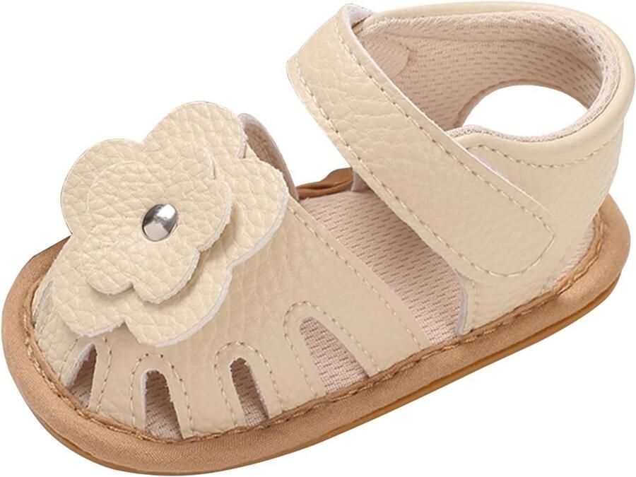 Baby Meisjes Zomersandalen Open Teen Platte Antislip Eerste Loopschoentjes