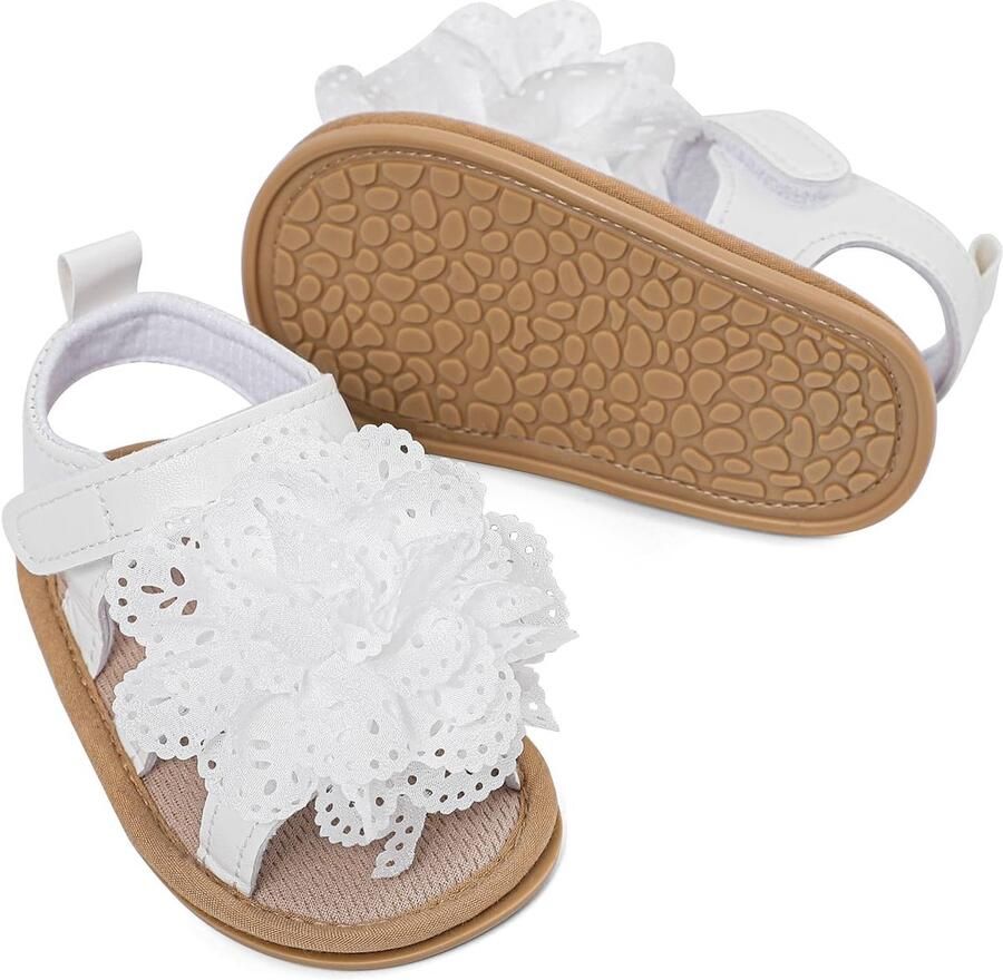 Baby sandalen meisjes non-slip prinsessen bloemen comfortabel en stijlvol ideaal voor de zomer SnelShoppen