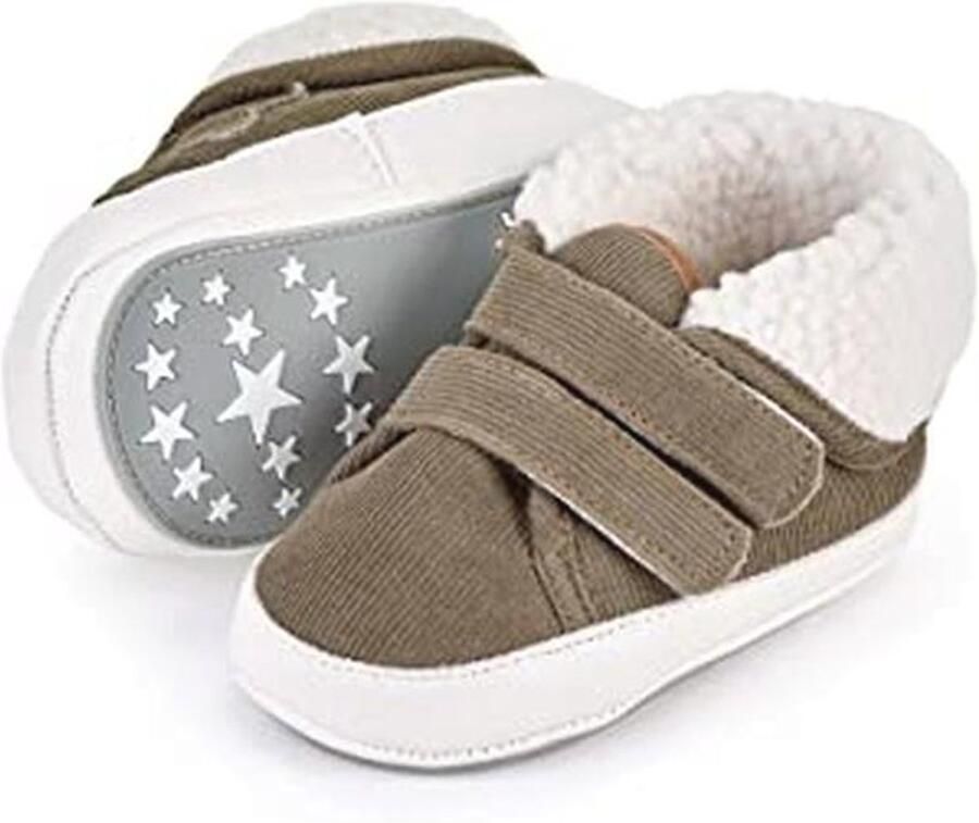 Baby schoenen voor jongens van corduroy en faux leer - Foto 1