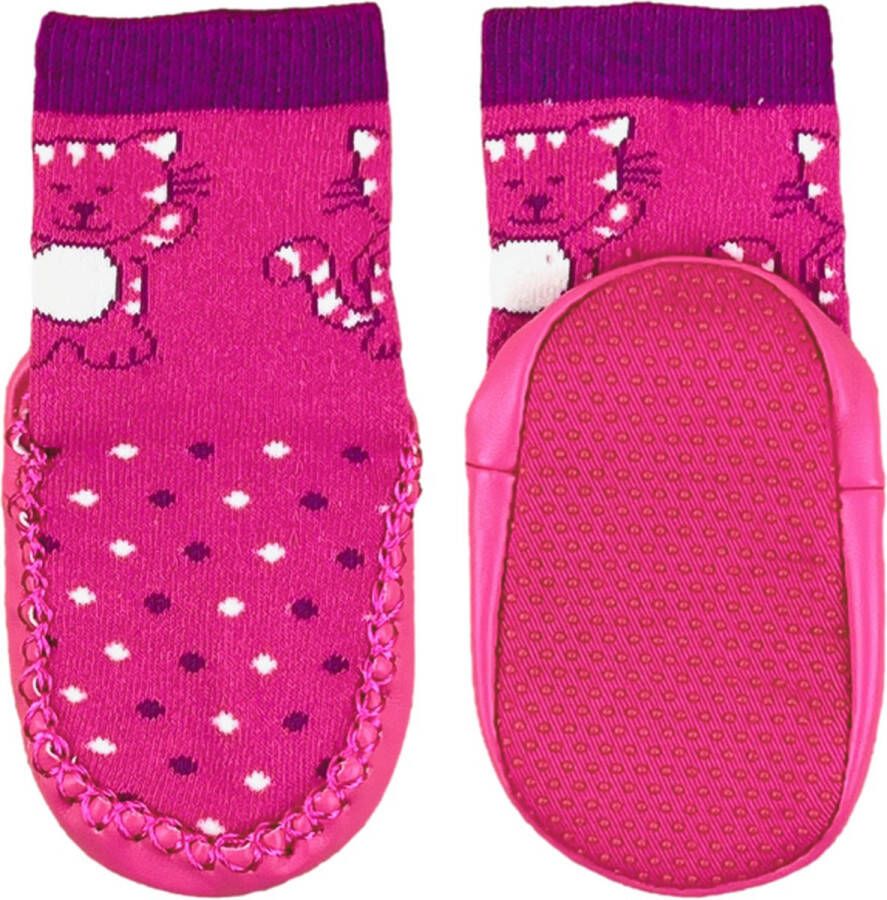 Merkloos Sans marque Baby Slofjes Meisjes Pantoffels Katjes Roze