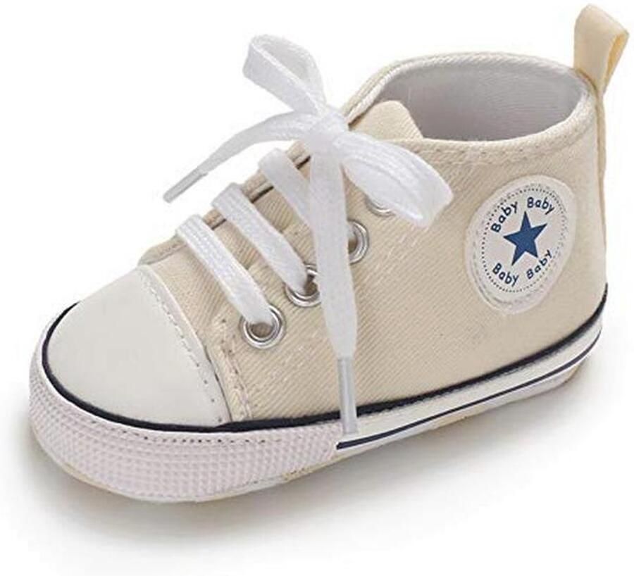 Baby Turn- en Wandelschoenen voor Peuters Antislip Canvas Gym schoenen