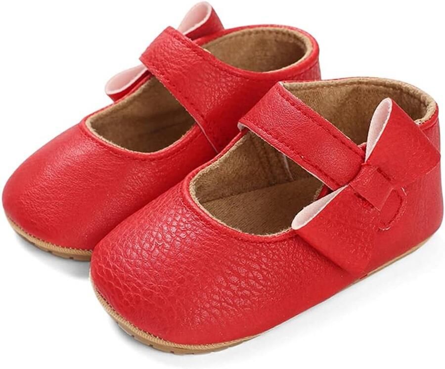 Babymeisjes Schoentjes Mary Jane Prinses Eerste Loopschoenen Antislip