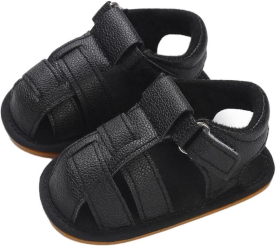 Babysandalen Meisjes Peuterschoentjes Eerste Stapjes Gesloten Teen Kleuren