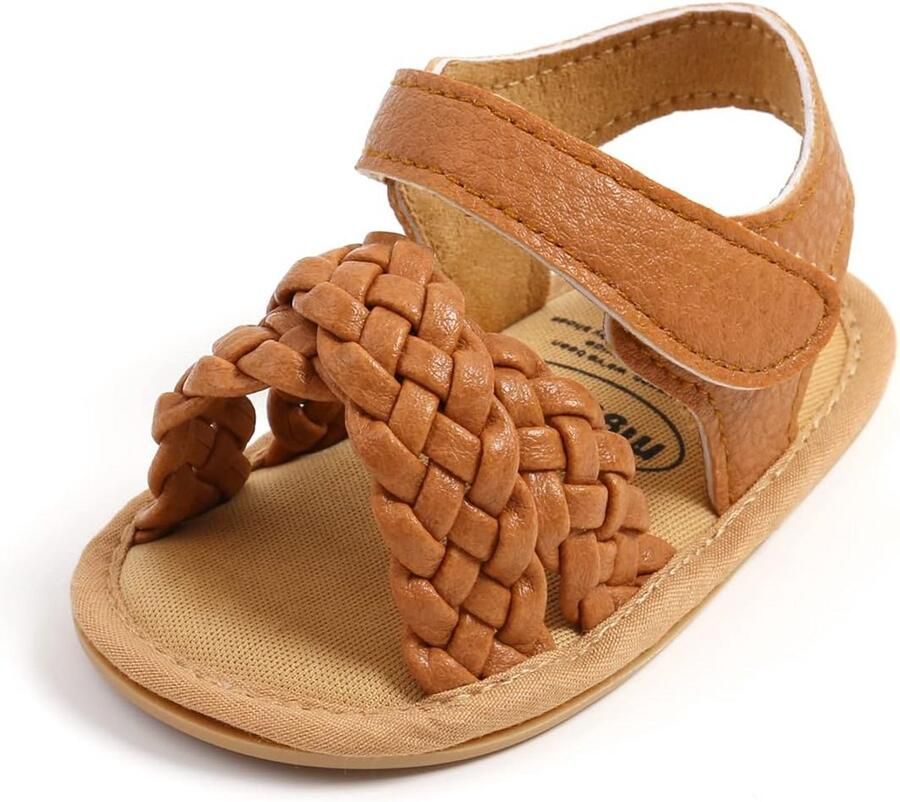 Babysandalen Pasgeboren Zomerschoenen Eerste Wandelaars PU Leer