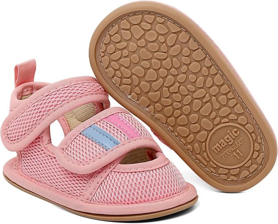 Babysandalen Zomer met Gesloten Neus Eerste Loopschoenen & Antislipzool