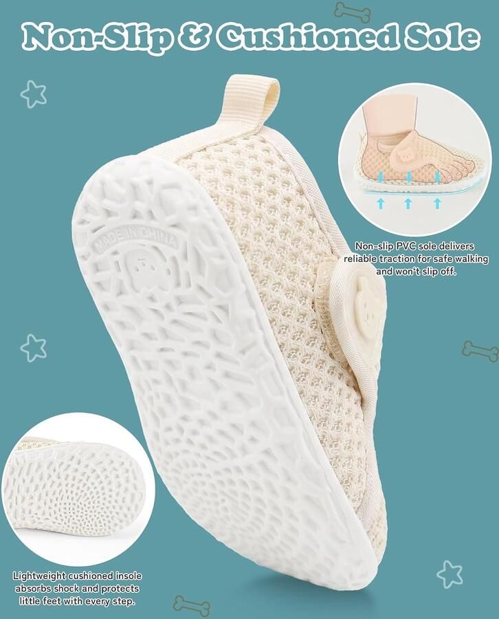 Babyschoenen eerste stapschoenen antislip zachte zool ade d en gemakkelijk aan te trekken ShopVlot