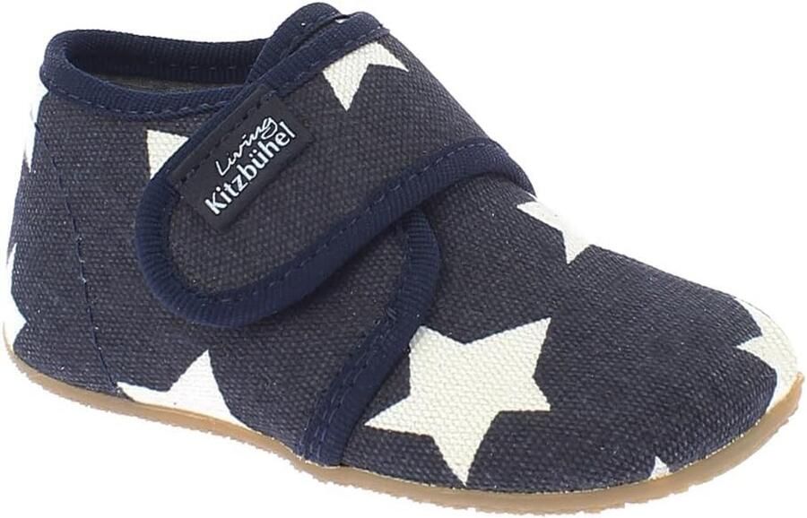 Babyschoenen Jongens met Klittenband en Sterrenprint Flexibele Loopschoenen