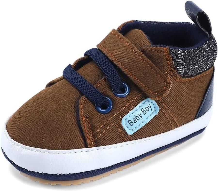 Babyschoenen Jongens Zachte Loopschoenen Sneaker met Antislip Zool