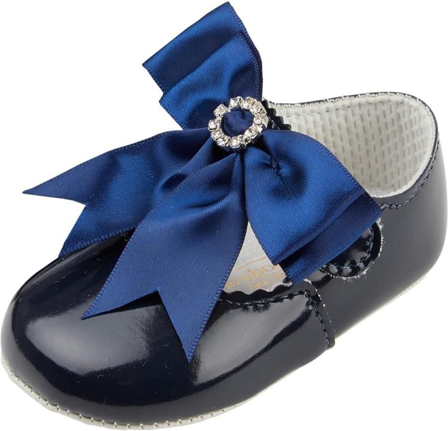 Babyschoenen Meisjes Zachte Zool Voorlooplaarsjes met Strik