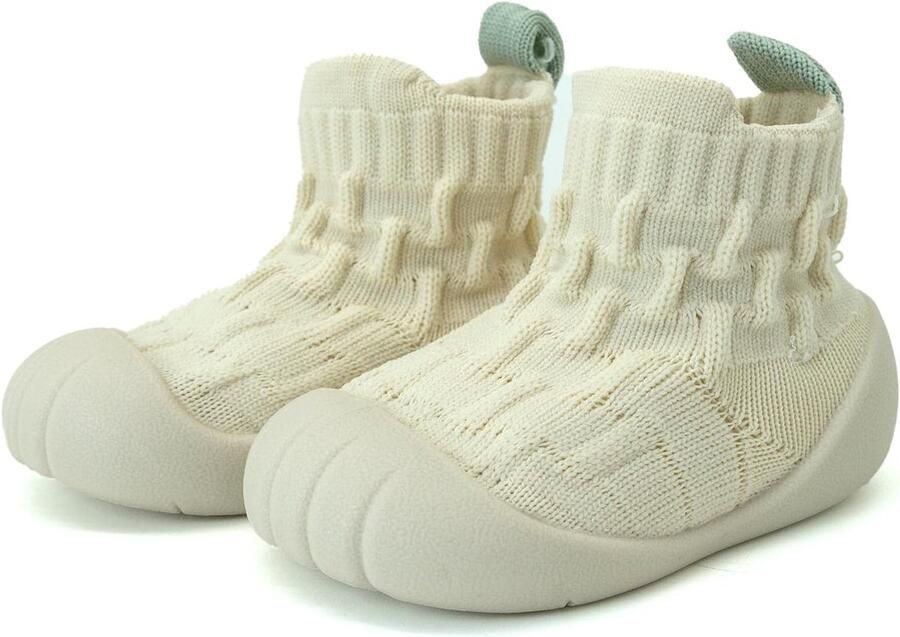 Babyschoenen met antislipzool ade de gebreide mesh-sokken voor en