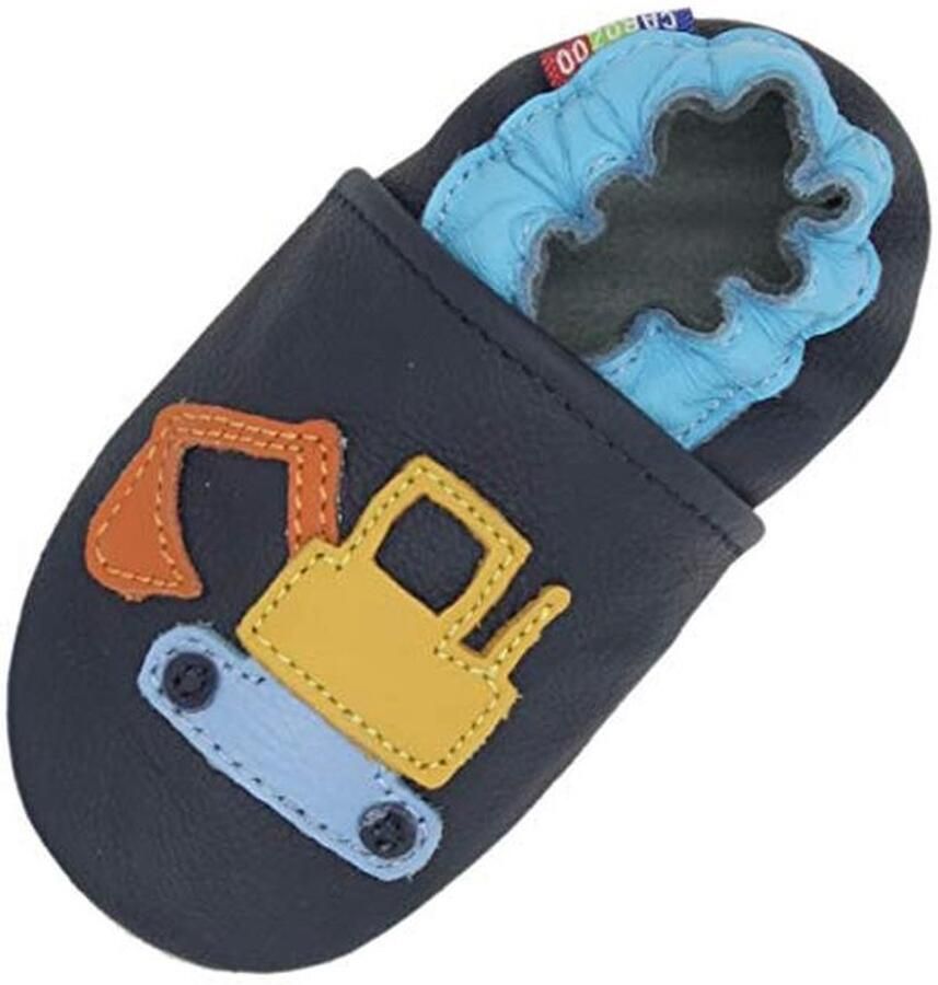 Babyschoenen met zachte leren zool voor binnen voor baby's en peuters tot