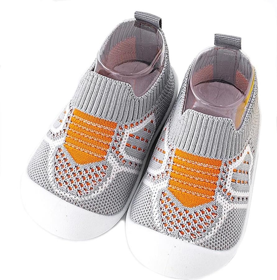 Babyschoenen met zachte zool antislip ademende mesh instapschoenen voor de eerste stap