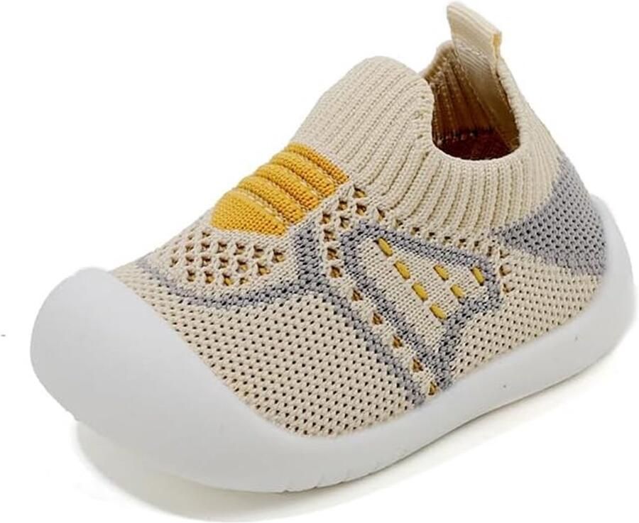 Babyschoenen met zachte zool antislip ademende mesh instapschoenen voor de eerste stap