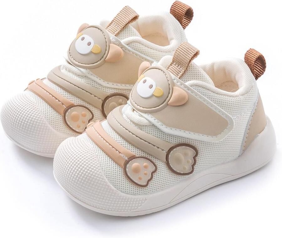Babyschoenen om te leren lopen antislip klittenbandsluiting