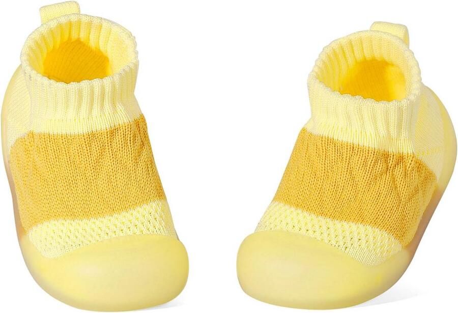 Babyschoenen Sokjes met Antislipzool voor Kruipen en Eerste Stapjes Kraamschoenen &