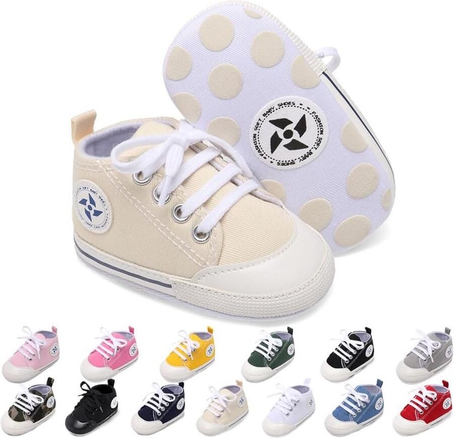 Babyschoenen Ster Hoge Sneakers Prematuur Anti-slip Eerste Loopschoenen