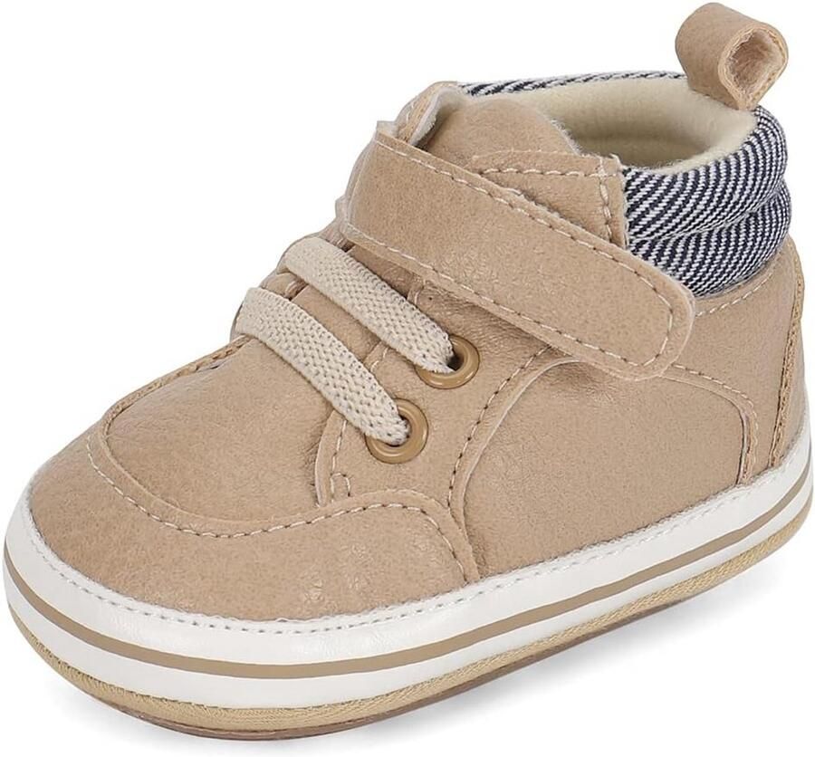 Babyschoenen van Zacht Leer voor Meisjes met Antislipzool