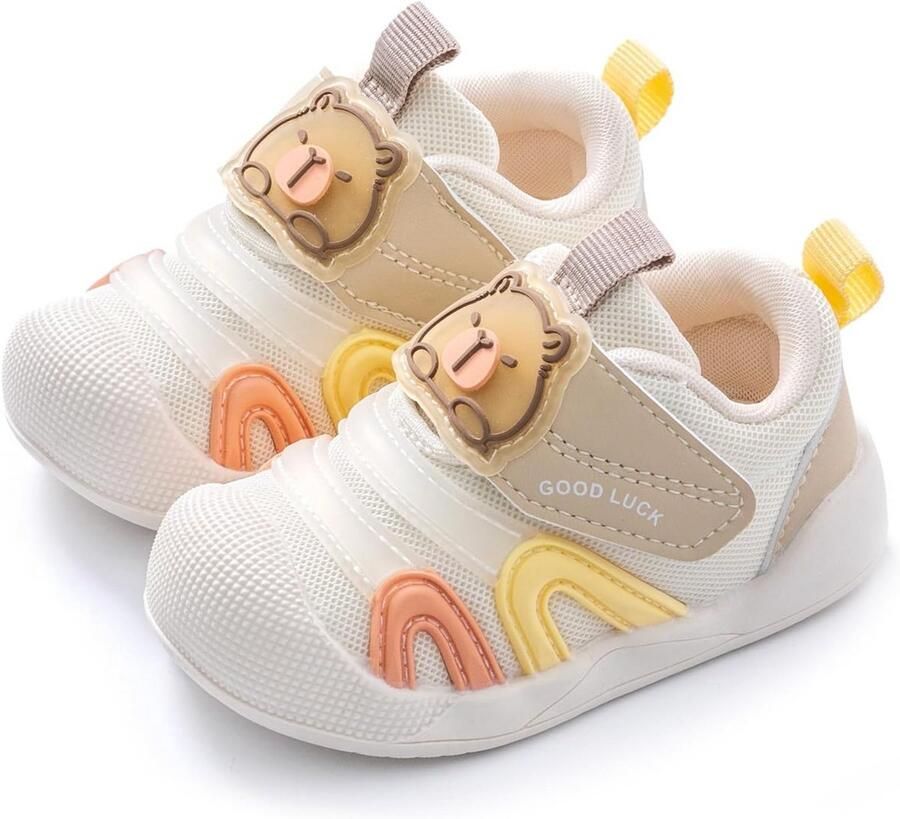 Babyschoenen voor eerste stapjes met antislipzool en ade d mesh