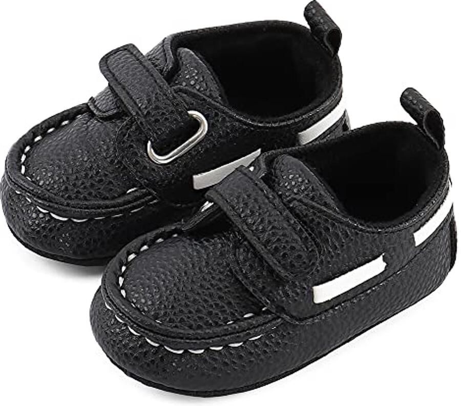 Babyschoenen voor jongens Mocassins en loopschoenen met zachte antislip zolen