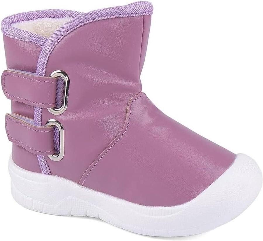 Babyschoenen Winterschoenen Laarsjes Warm Houden Waterdicht Niet Slip Zwart