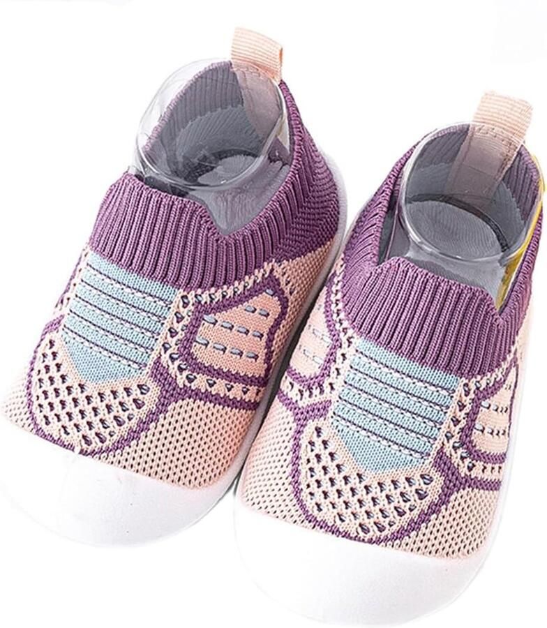 Babyschoenen met zachte zool antislip ademende mesh instapschoenen voor de eerste stap